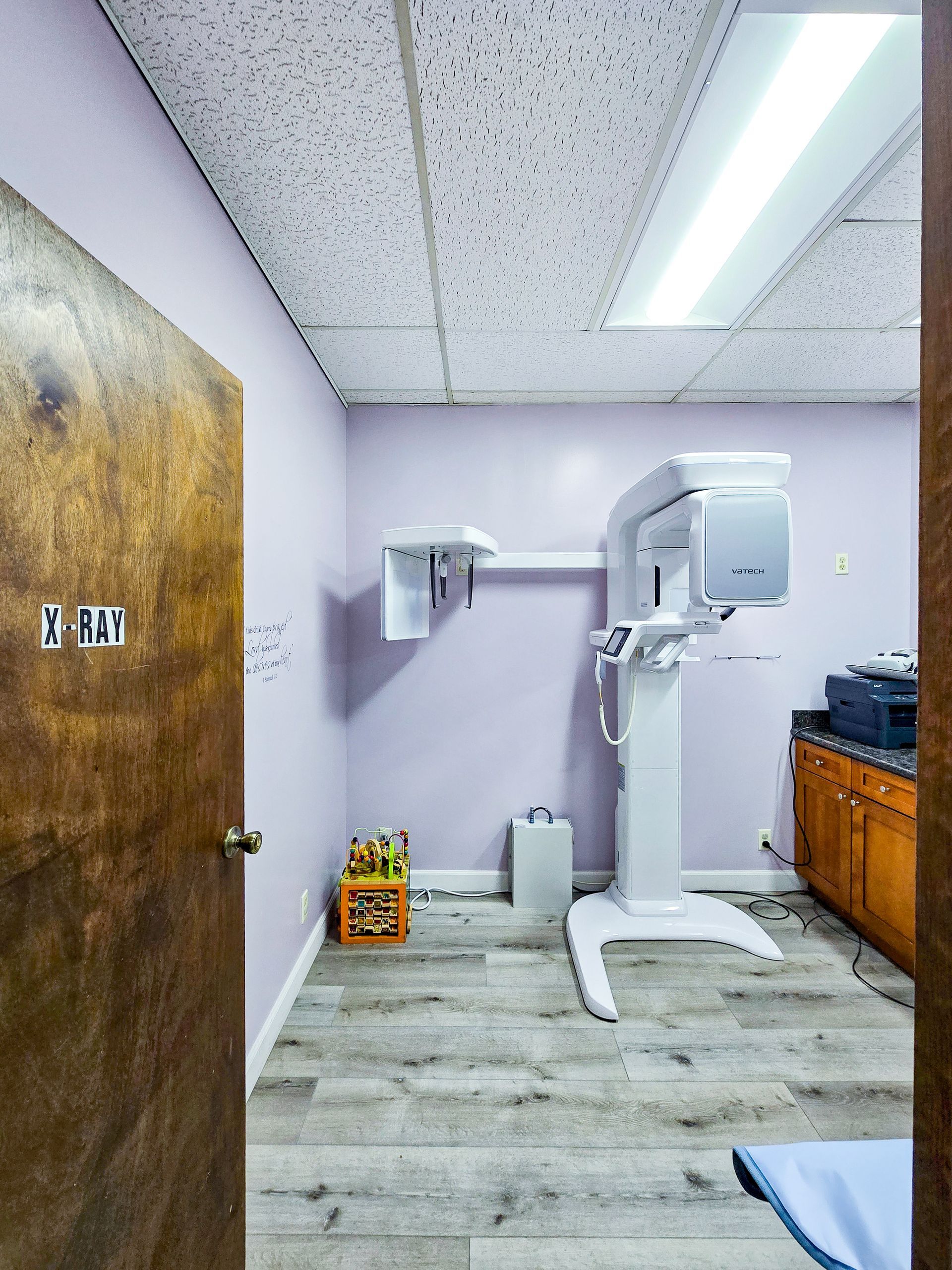 Radiography equipment at the school
